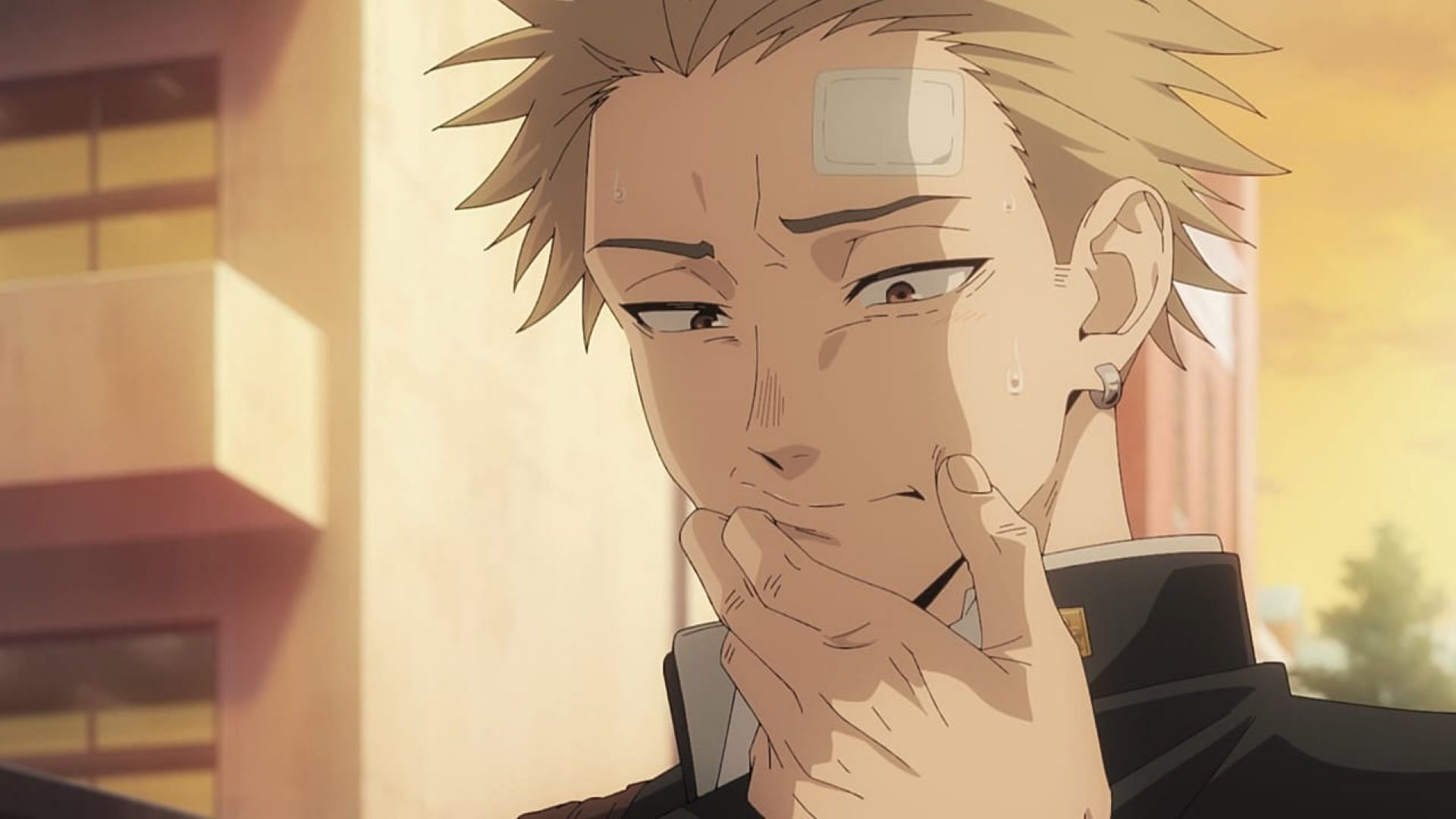Rintaro, as seen smiling in the episode (Image via CloverWorks)